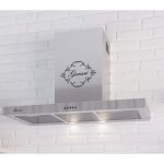 Gurari gch f 461 is 7 + filtre � charbon hotte aspirante 70 cm en inox 1000m� / h + filtre � charbon