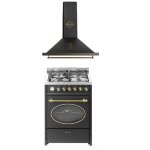 Cuisini�re � gaz - gurari - gch g 614 bl - 60 cm - multifonctionnel - s�curit� gaz
