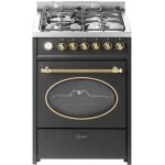 Cuisini�re � gaz - gurari - gch g 614 br - 60 cm - 4 kw wok - multifonctionnel