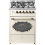 Cuisini�re � gaz - gurari - gch g 614 cr - 60 cm - 4 kw wok - multifonctionnel