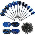 Gwhole lot de 12 fl�chettes � pointe souple avec 16 ailettes 200 pointes pour cible eectronique