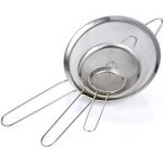 Gwhole lot de 3 passoires mailles fines avec poign�e tamis de cuisine - 7cm 12cm et 18cm