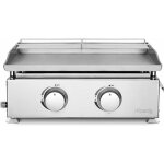 Plancha � gaz 2 feux - h. koenig plx820 - surface de cuisson 47 x 36 cm - temp�rature r�glable jusqu?� ...