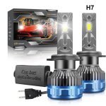 H7 voiture led ampoule phare ampoule pour voiture 60000lm 120w 6000k blanc csp led 12 - 24v voiture phare ...