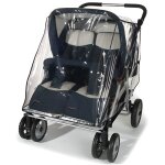 Habillage pluie poussette double reer