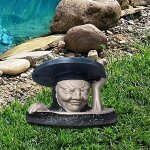 Lhabitant au - dessous de la statue de jardin sculpture ext�rieure en polyr�sine figure de jardin art ...