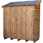 Habrita - abri mural de rangement - panneaux 19 mm - surface ext. : 1. 34 m2 - bois massif trait� tr�s ...