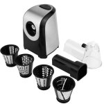 Hachoir electrique � l�gume 4 en 1 - eloklem - coupe - l�gumes �lectrique - 150w - acier inoxydable