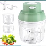 Hachoir �lectrique rechargeable usb sans fil 250 ml portable mini coupe legumes mini hachoir de cuisine ...
