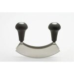 Hachoir manuel demi lune berceuse 2 lames ustensiles de cuisine - weis
