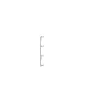Hager - peigne dalimentation vertical pour coffret 4 r