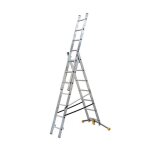 Echelle transformable 3 plans 3x7 �chelons 41m / 5m en aluminium hailo hobbylot
