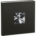 Hama 00001898 album photos jumbo fine art - 100 pages blanches - format 30 x 30 cm - noir
