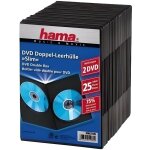 Hama - lot de 25 bo�tiers dvd slim pour 2 dvd