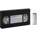 Cassette de nettoyage - hama - 44728 - vhs / s - vhs - nettoyage doux - liquide nettoyant inclus
