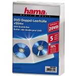 Hama lot de 5 bo�tiers vides doubles pour dvd s?