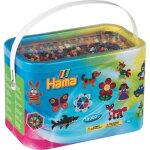 Hama - baril de 10000 perles � repasser 22 couleurs - loisirs cr�atifs pour enfants d�s 5 ans
