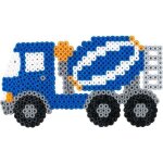 Bo�te de perles - hama - les engins de chantier - 4000 perles - plaque camion - � partir de 5 ans