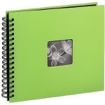 Album photo � spirales - hama - fine art - 36 x 32 cm - 50 pages noires - kiwi