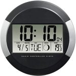 Hama horloge murale pp - 245 (radio - pilotée dcf pendule sans tic tac numérique à led sans fil avec ... Hama horloge murale pp - 245 (radio - pilotée dcf pendule sans tic tac numérique à led sans fil avec ...