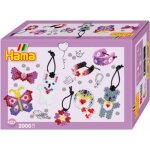 Perles � repasser - hama - bijoux - coffret cadeau - couleur: noir - � partir de 5 ans