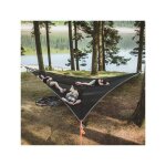 Hamac - yyv - multi - personnes - portable - noir - 3 personnes