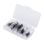 Hameons triples - omabeta - 50 pices - acier haute teneur en carbone - 5 tailles - mixte