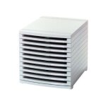 Module de classement - han - contur 1510 - 0 - 11 - 10 tiroirs - gris clair - bureau