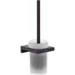 Hansgrohe addstoris porte - brosse wc mural noir mat