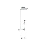Hansgrohe colonne de douche raindance e 360 1jet avec mitigeur thermostatique chrom� 27112000