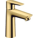 Hansgrohe mitigeur lavabo talis e 110 sans tirette ni vidage aspect dor� poli