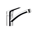 Hansgrohe robinet mitigeur de cuisine mysport s steel optic - sans douchette - effet acier bross�