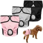 Haopyou - couche pour chien femelle culotte chiennes chaleurs protection des priodes physiologiques de ...
