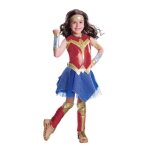 D�guisement harley quinn enfant (3 - 8 ans) - robe ceinture tiare gantelets - licence wonder woman