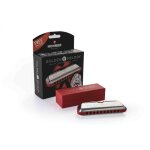 Harmonica diatonique - hohner - golden melody progressive - design innovant - professionnel - blanc