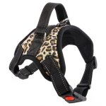 Harnais chiens domestiques gilet haute qualit - taille s lopard - animaux chien laisse colliers