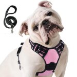 Harnais chien m harnais anti traction pour chien facile � mettre avec poign�e contr�le arnet pour chien ...