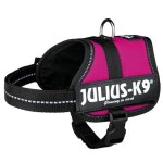 Harnais pour chien - trixie - julius - k9 - fuchsia - ergonomique - extra solide