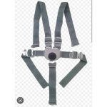 Harnais gris pour chaise haute siesta peg - prego