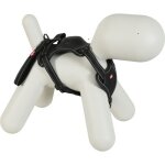 Harnais et laisse enrouleur int�gr� l noir pour chien max 55 kg - zolux