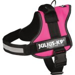 Harnais power julius - k9 - 0 - m - l : 58 - 76 cm - 40 mm - fuschia - pour chien