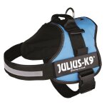Harnais - julius - k9 - power - taille xl - aigue - marine - 82 - 118 cm - 50 mm