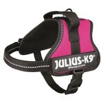 Harnais power julius - k9 - mini - mini - s : 40 - 53 cm - 22 mm - fuschia - pour chien
