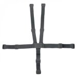 Harnais de scurit 5 points pour chaise haute enfant dlice monsieur bb - gris - monsieur bb