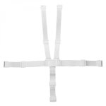 Harnais de s�curit� 5 points pour chaise haute enfant - gamme ptit - blanc - monsieur b�b�