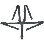 Harnais de s�curit� universel 5 points pour chaise haute b�b� - noir - monsieur b�b�