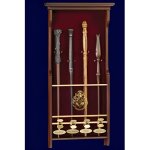 Présentoir mural pour 4 baguettes harry potter - noble collection Présentoir mural pour 4 baguettes harry potter - noble collection