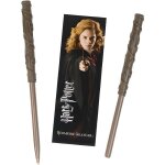 Set stylo � bille et marque - page - noble collection - hermione - marron - accessoires harry potter