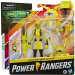 Hasbro - power rangers - yellow ranger & morphin jax beastbox figurine articul�e 15 cms