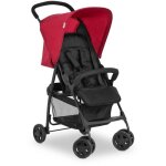 Hauck - poussette canne - sport - pliable & inclinable - capote pare - soleil - 4 roues - noir / rouge ...